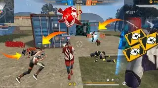 free fire custom gameplay in op headshot 😱🔥 | free fire m1887 in crazy headshot  | red headshot only