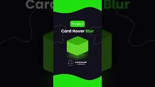 Blur Card Hover animation using HTML CSS ✨A Dynamic blur animation 💕