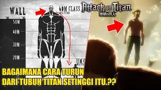 Cara Pengguna Titan Turun Dari Tubuh Titannya Yang Sangat Tinggi..?? Ini Jawabannya..!!