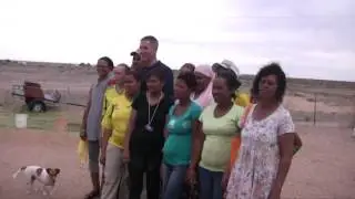 Bloodhound driver visits schools in South Africa