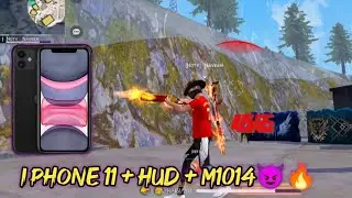 I Phone 11 + HUD ⚙️ + M1014 😈🔥 Free Fire iphone Highlights