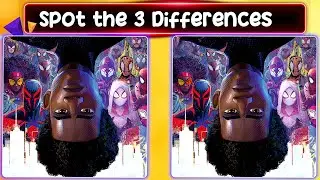 Spiderman Spot the Differences | Spider-Man: Across the Spider-Verse #youtube #myquizshow