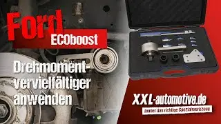 Drehmomentvervielfältiger zum Lösen der Kurbelwellen-Riemenscheibe am Ford ECOboost