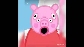 свинка Пепа какает на крыше