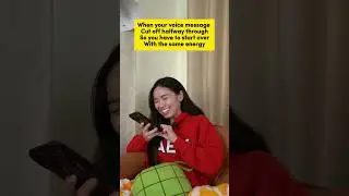 Voice message cut off halfway