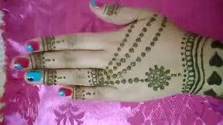 new easy short time mehendi design