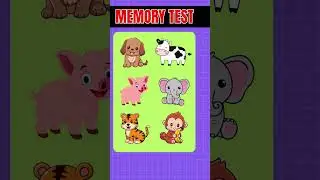 Memory Test 2 🧠🧩 | How good is your memory? #shorts  #quizgames #quiz #memorytest #games #puzzle