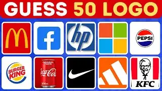 Guess the Logos | Can you guess famous 50 Logos