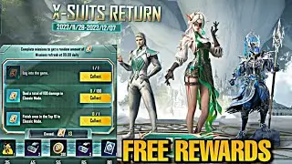 X SUITS RETURN EVENT IN PUBG MOBILE | X SUIT RETURN