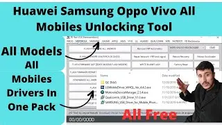 Huawei Samsung Oppo Vivo All Mobiles Unlocking Tool | All Mobiles Drivers In One Pack#Shaz Teach