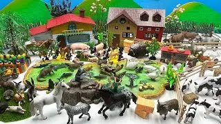 Farm World Diorama With Cow Pig Horse | 농장 만들기 소 돼지 산양 젖소 아이들을 위한 디오라마