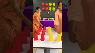 Amazing Cup and gubbara race challenge #shorts