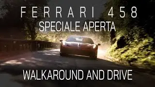 FERRARI 458 SPECIALE APERTA - WALKAROUND AND DRIVE