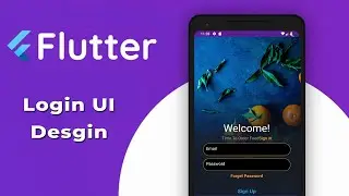 Welcome, Login, Signup Page - Flutter Modern Login UI