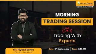 Intraday Live Trading Insights With Motilal Oswal | 3rd September, 2024