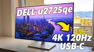 DELL U2725QE - THE BEST 4K 120Hz MONITOR (USB-C Hub)