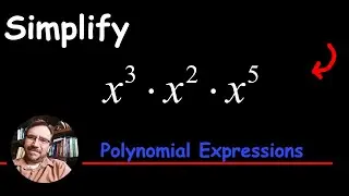 How to Multiply Monomials - Rules of Exponents (Add exponents here)