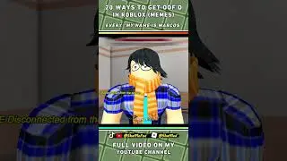Every "MY NAME IS MARCOS" Scenes || 20 WAYS TO GET OOF'D IN ROBLOX || #shorts