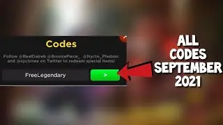 ROBLOX ALL ANIME FIGHTERS SIMULATOR CODES SEPTEMBER 2021!