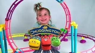 Игрушечная железная дорога Чаггингтон мертвая петля. Chuggington train set