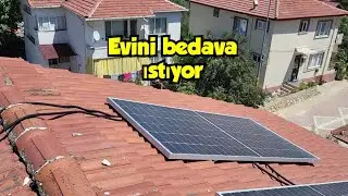 Evini bedava ısıtıyor, bedava elektrik