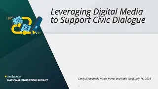 Leveraging Digital Media to Support Civic Dialogue