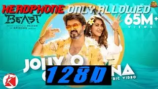 jolly o gymkhana 128d hd quality ||#tamilmix||#beast||#anirudh8dsongs||#vijayhits||#jollyogymkhana8d