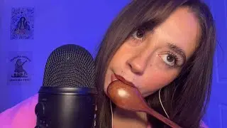 ASMR - spit painting & other mouth sounds ✨