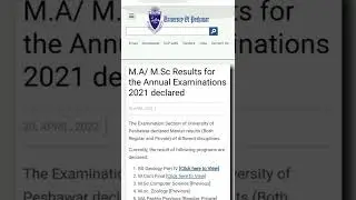 MA Msc Result 2023 