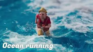 Ocean running FX in Houdini