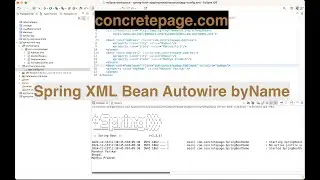 Spring XML Bean Autowire byName