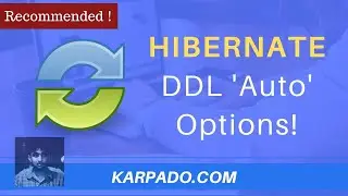 Hibernate DDL Auto Sync Create  | Update | Validate | Create Drop database | Easy Explanation