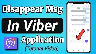 How to Use/Send Disappearing Message on Viber App || Vanish mode on Viber App