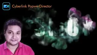 How to make Smoke Text Effect in powerdirector?