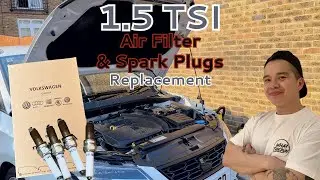 Replacing the Air Filter and Spark Plugs on 1.5 TSI | SEAT LEON FR ST or VW AUDI SKODA - 116