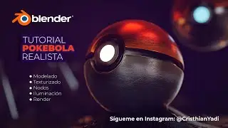 POKEBALL REALISTIC IN BLENDER 3.0 PBR CYCLES
