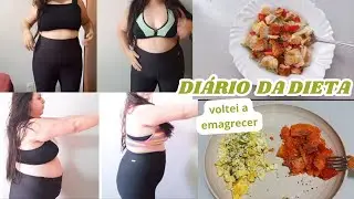 DIÁRIO DA DIETA: VOLTEI A EMAGRECER | MINHA META DE EMAGRECIMENTO