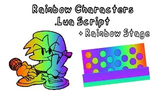 FNF Lua Script - Rainbow Background