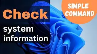 How to Check System Information Using CMD systeminfo Command