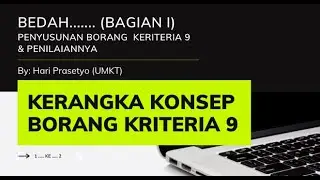 Borang  Kriteria 9 dan Penilaiannya : By UMKT