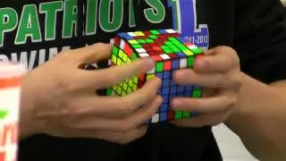 7x7 Rubik's Cube official single - 3:22.86