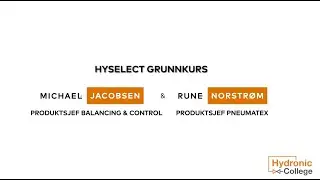 HySelect Grunnkurs