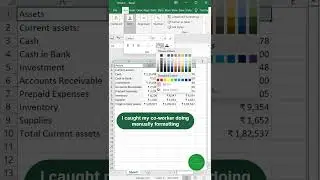 Auto formatting ||  #exceltech #youtubeshorts #exceltips #exceleducation #exceltricks #excel