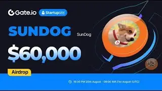 GATE SUNDOG 60 000 DOLARLIK STARTUP AİRDROP KATIL KAZAN #Gateio #GateioStartup #Airdrop #SUNDOG,