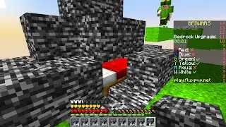 Minecraft Bedwars but i could spawn infinite bedrock..