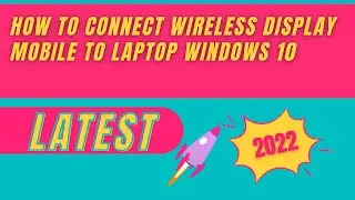 How To CAST/SCREEN SHARE from Mobile Phone Screen to PC Laptop for Free Connect Phone to PC Laptop??