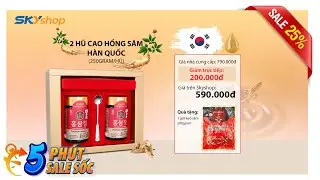 [ 5 PHÚT SALE SỐC] - 2 HŨ CAO HỒNG SÂM POCHEON HANSUSAM 250Gr/HŨ