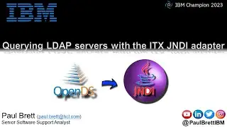 Querying LDAP servers with the ITX JNDI adapter