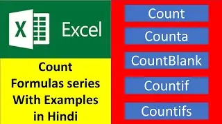All count formula in excel with example | Countif vs Countifs | 
