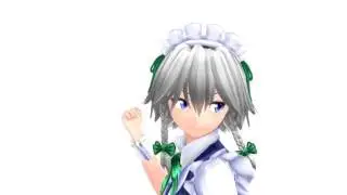 [MMD Yandere Simulator and Touhou] Sakuya vs Yandere-chan